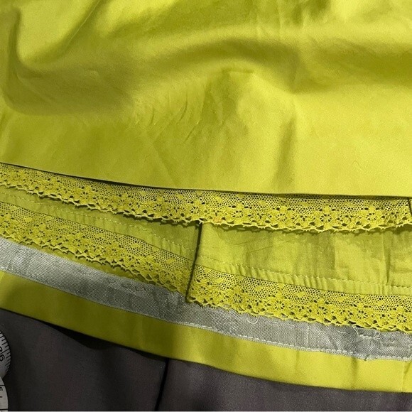 J Crew Lime Green Strappy A-Line Dress Size 4 - Picture 6 of 8